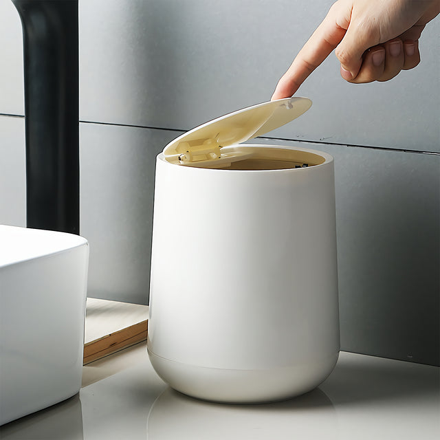 Cylinder Desktop Trash Can