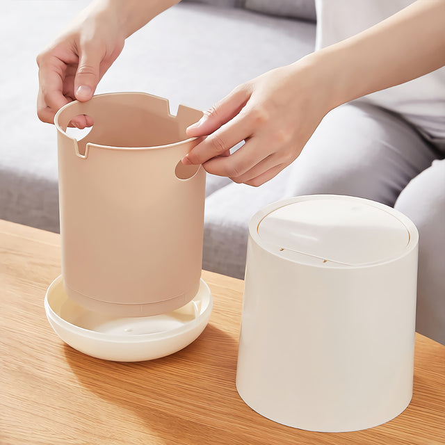 Cylinder Desktop Trash Can