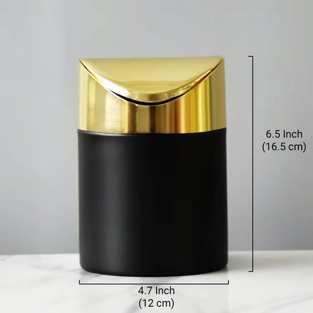 Stainless Steel Desktop Trash Can