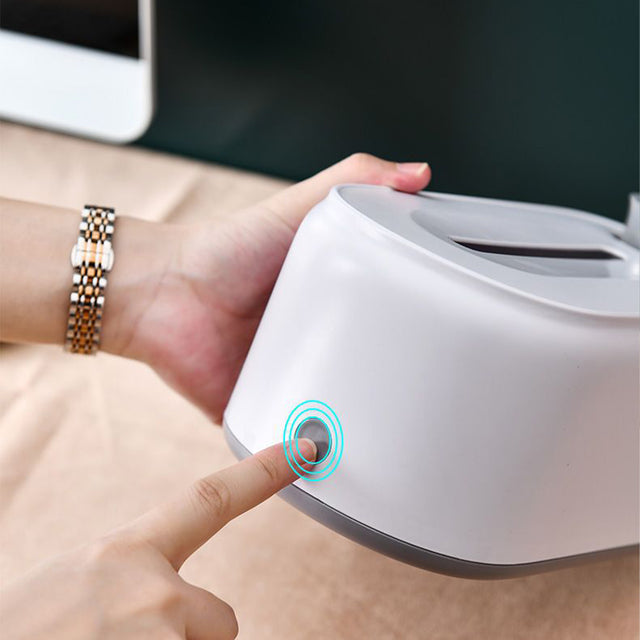 Cube Tissue Box Cover with Pump Dispenser Bottle
