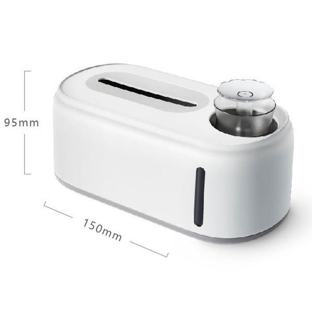 Cube Tissue Box Cover with Pump Dispenser Bottle