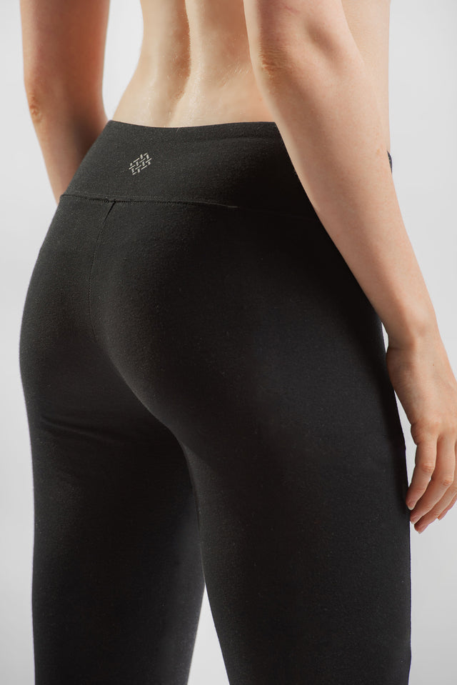 Mid Waist Cotton Leggings
