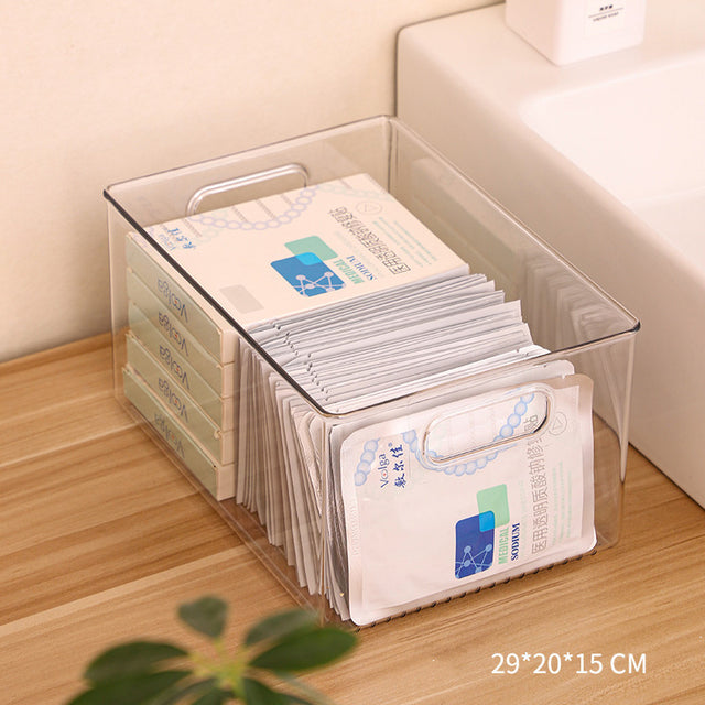 Desk Drawer Mask Storage Box Toilet Cosmetic Acrylic Organizer Rack