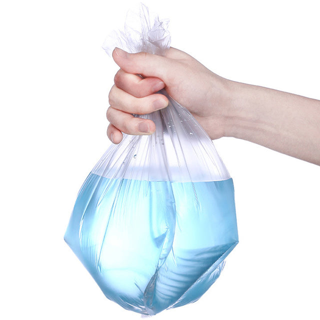 Uxcell Small Trash Bags 0.5 Gallon Garbage Bags Blue, 8 Rolls / 240 Counts